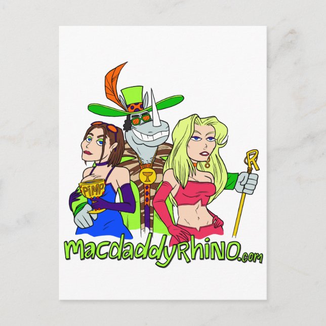 Postal Mac Daddy Rhino (Anverso)