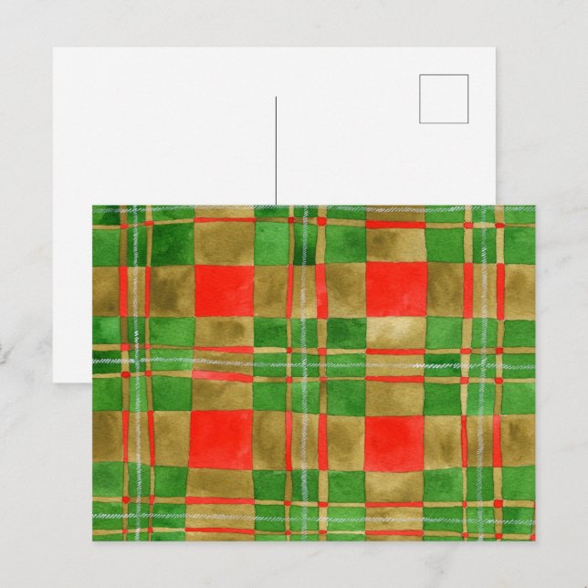 Postal MAC GREGOR TARTAN Postcard (Anverso / Reverso)