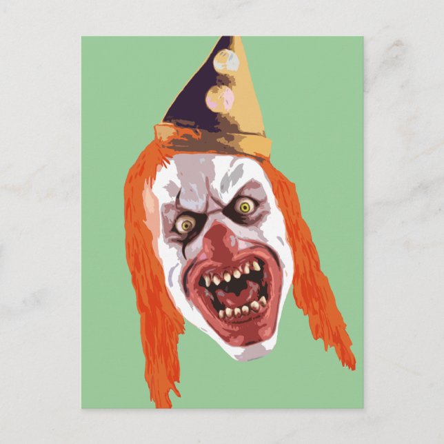 Postal Macabre Clown (Anverso)