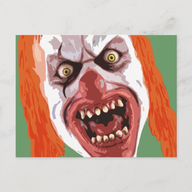 Postal Macabre Clown (Anverso)