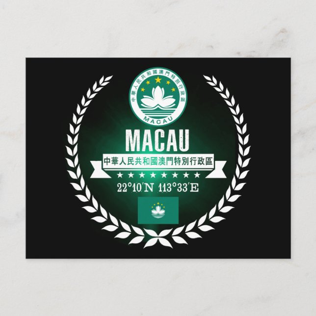 Postal Macao (Anverso)