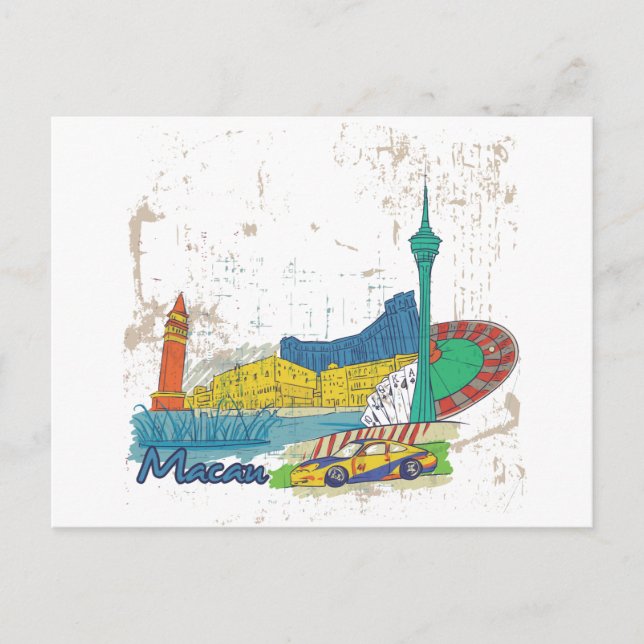 Postal Macao (Anverso)