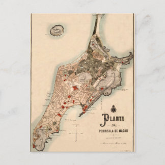 Postal macao1889