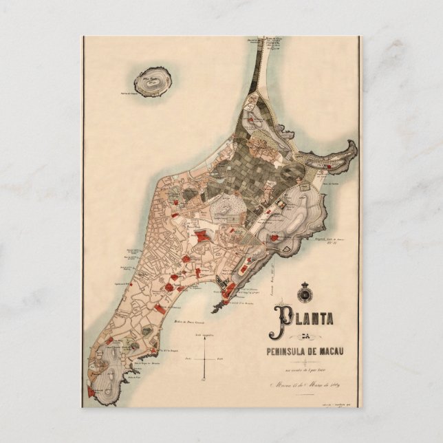 Postal macao1889 (Anverso)