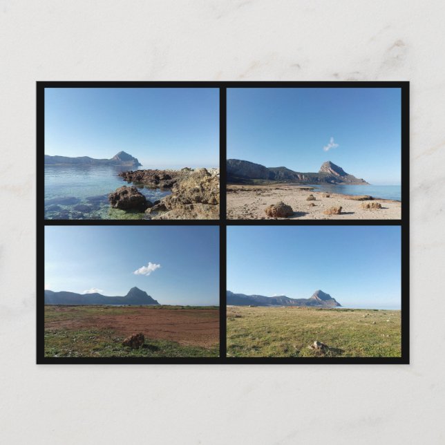 Postal Macari, Sicilia (Italia) (Anverso)