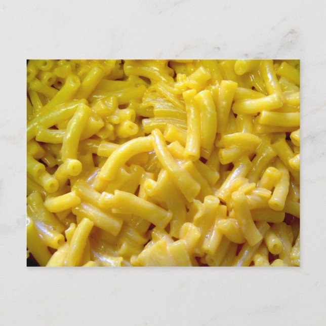 Postal Macaroni Y Queso (Anverso)
