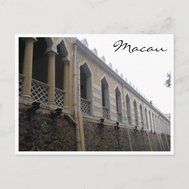 Postal macau moorish barrack (Anverso)