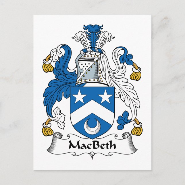 Postal MacBeth Family Crest (Anverso)