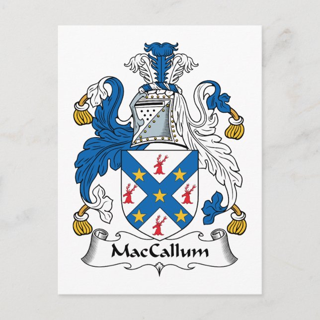 Postal MacCallum Family Crest (Anverso)