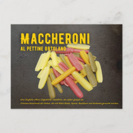 Postal Maccheroni al pettine Italienisches Rezept 