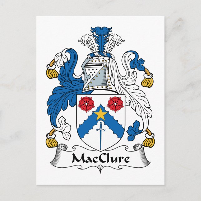 Postal MacClure Family Crest (Anverso)