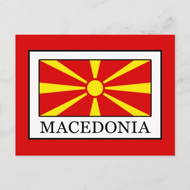 Postal Macedonia (Anverso)