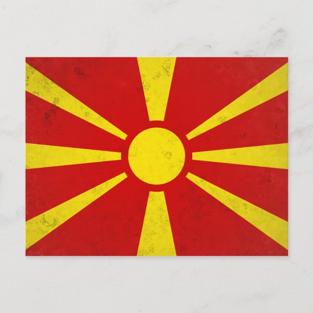 Postal Macedonia del Norte (Anverso)