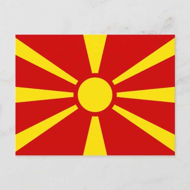 Postal Macedonia del Norte (Anverso)