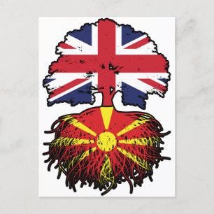 Postal Macedonia Macedonio Reino Unido Británico Reino Un