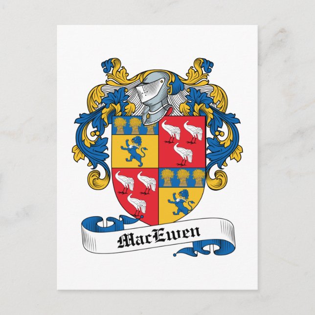 Postal MacEwen Family Crest (Anverso)