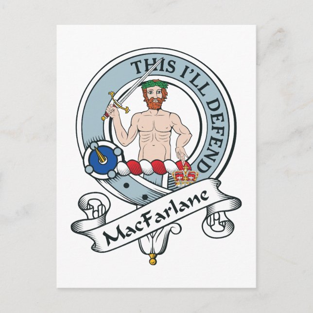 Postal MacFarlane Clan Badge (Anverso)