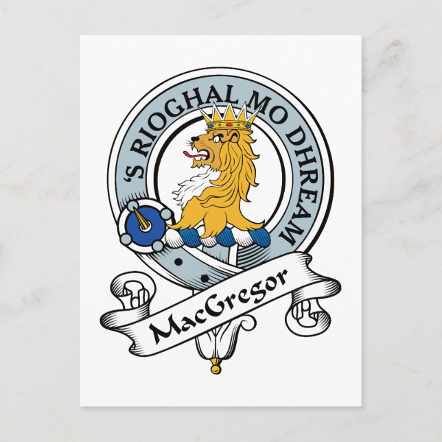 Postal MacGregor Clan Badge (Anverso)