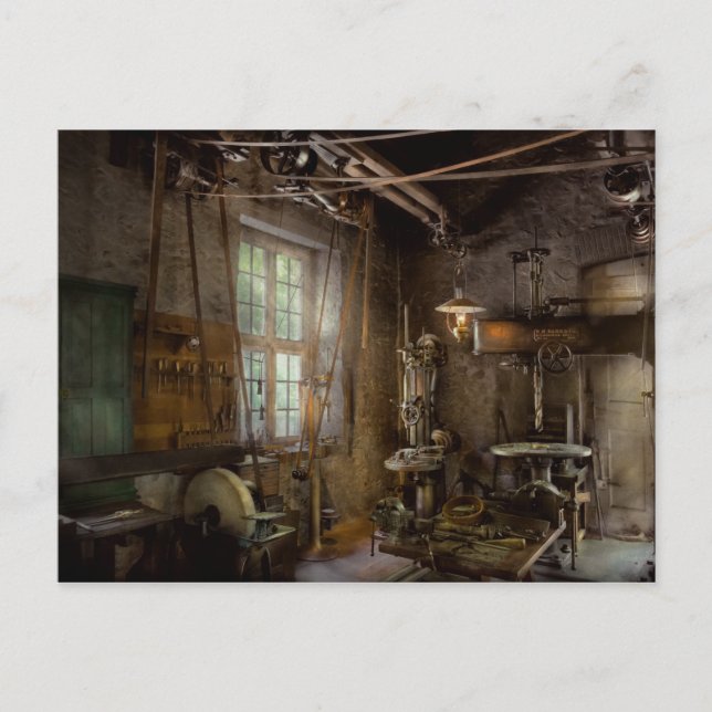 Postal Machinist - Revolución industrial (Anverso)