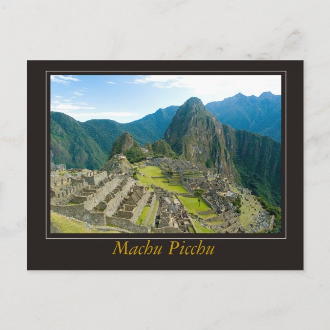 Postal Machu Picchu (Anverso)