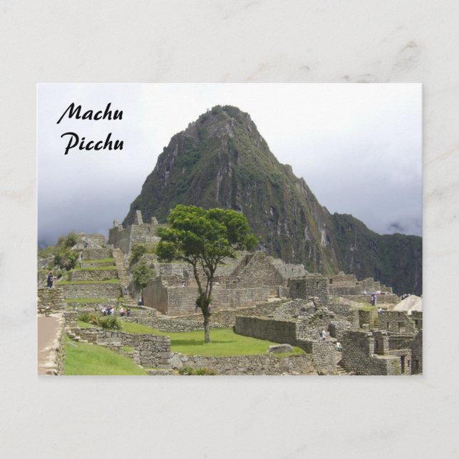 Postal machu picchu (Anverso)
