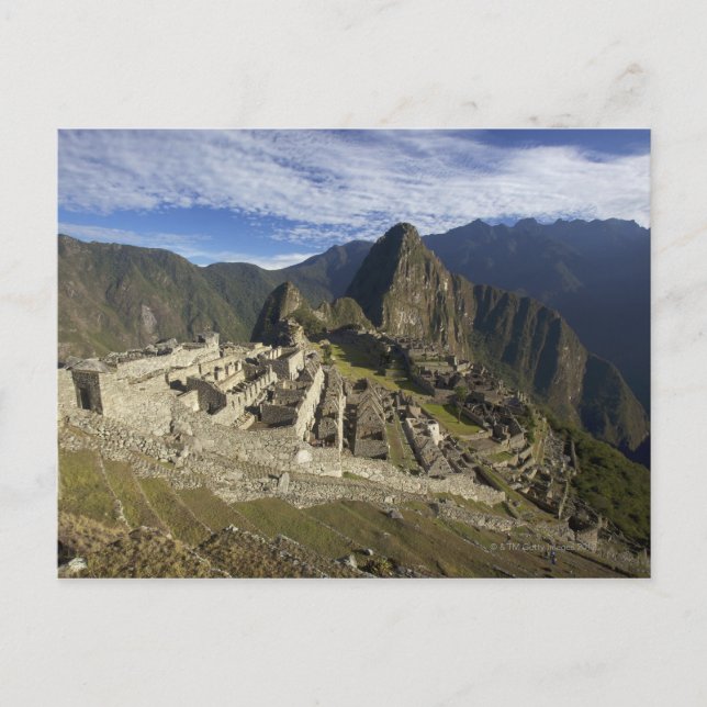 Postal Machu Picchu, declarado Patrimonio de la Humanidad (Anverso)