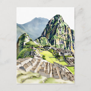 Postal Machu Picchu: La ciudadela eterna