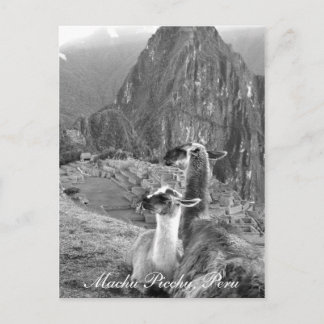 Postal Machu Picchu Perú