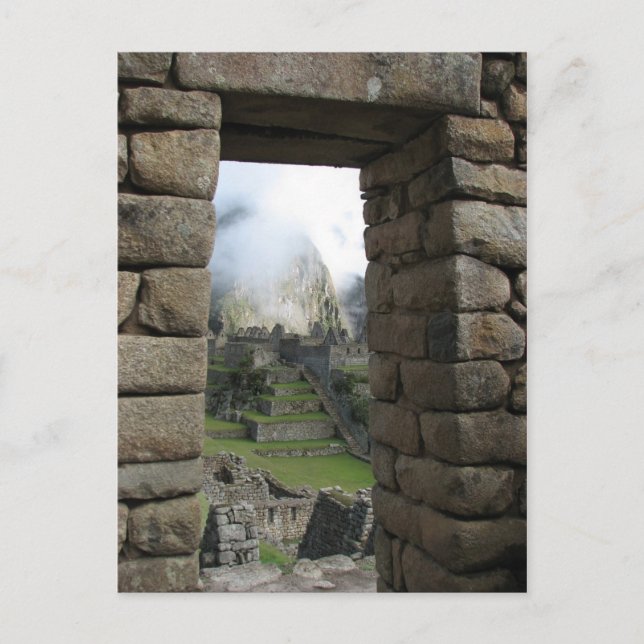 Postal Machu Picchu, Perú (Anverso)