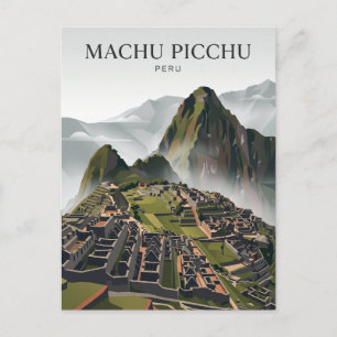 Postal Machu Picchu Perú
