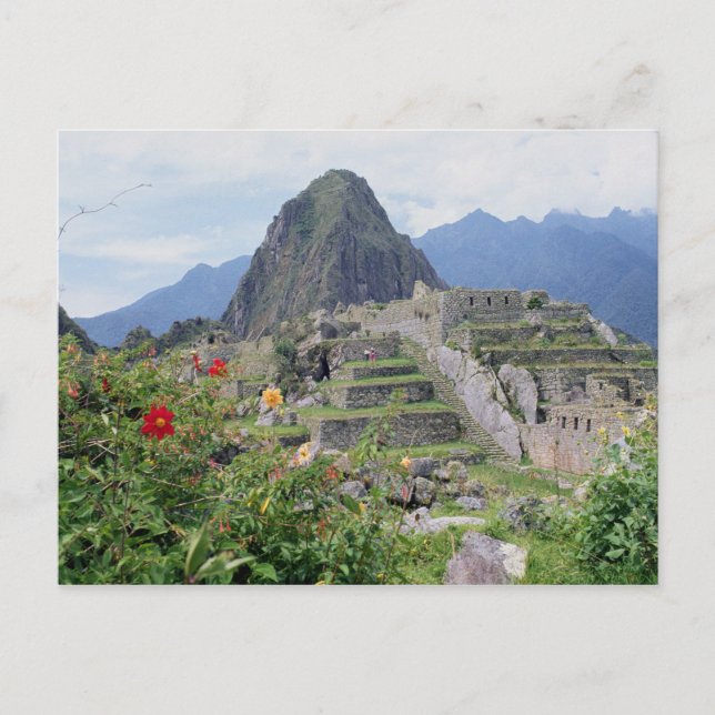 Postal Machu Picchu, Perú (Anverso)