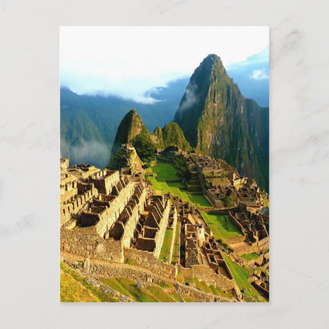 Postal machu picchu peru inca (Anverso)
