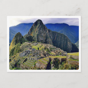 Postal MACHU PICCHU - Perú - panorama