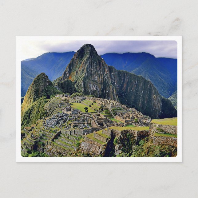 Postal MACHU PICCHU - Perú - panorama (Anverso)