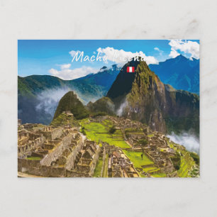 Postal Machu Picchu, Perú - Ruinas de la Ciudadela Inca