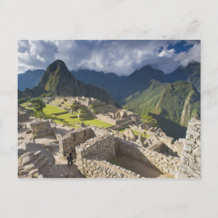 Postal Machu Picchu, ruinas antiguas, UNESCO mundo 3