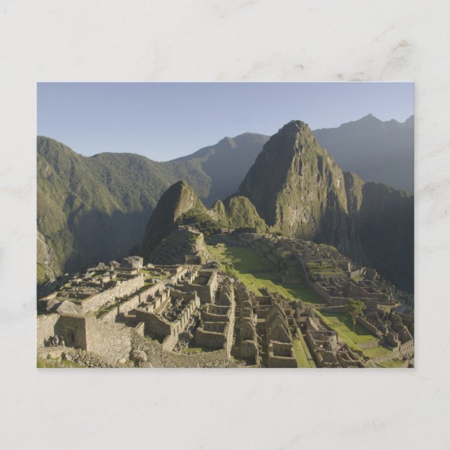 Postal Machu Picchu, ruinas de ciudad Inca, Perú. (Anverso)