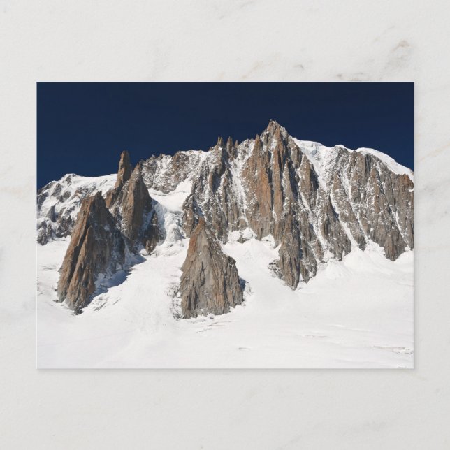 Postal Macizo de Mont Blanc (Anverso)