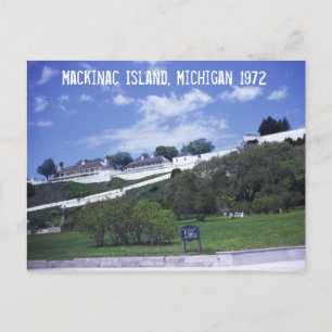 Postal Mackinac Island Michigan Postcard
