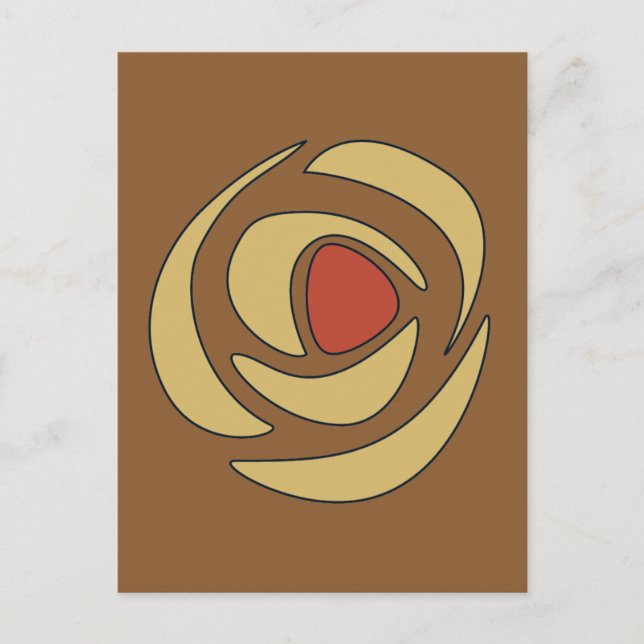 Postal Mackinroses ~ Rosas solteros (Anverso)