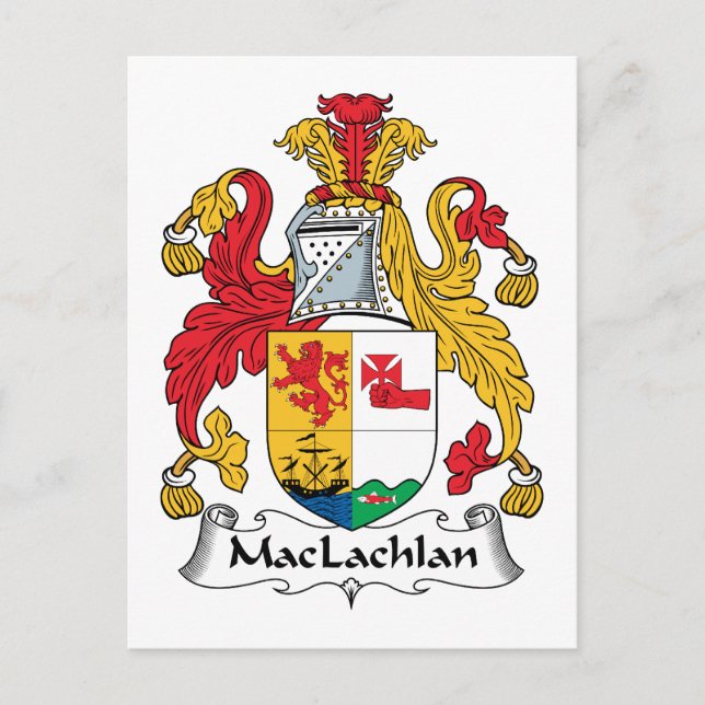 Postal MacLachlan Family Crest (Anverso)
