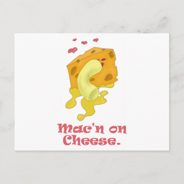 Postal Mac'n en queso (Anverso)