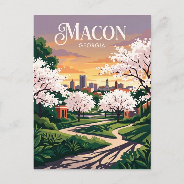 Postal Macon EE. UU. (Anverso)