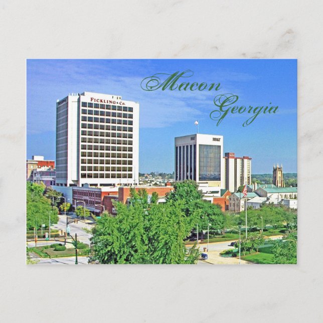 Postal Macon, Georgia, EE.UU. (Anverso)