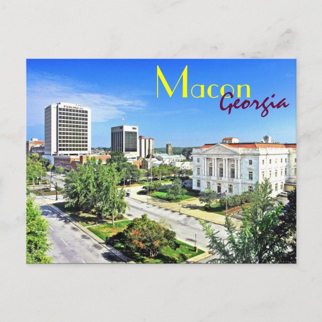 Postal Macon, Georgia, EE.UU. (Anverso)