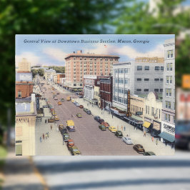 Postal Macon vintage, Georgia