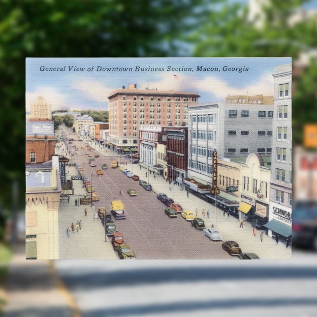 Postal Macon vintage, Georgia (Subido por el creador)