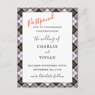 Postal MacPherson Vestir Clan Tartan Scottish Plaid Patte