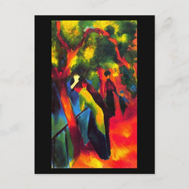 Postal Macque postcard-Classic/Vintage-August 13 (Anverso)