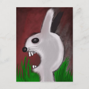 Postal Mad Bunny Postcard